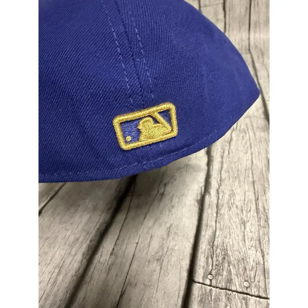 New Era Los Angeles Dodgers 2026 Gold Collection 59FIFTY Fitted Hat Sz 7 5/8